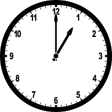 one o' clock